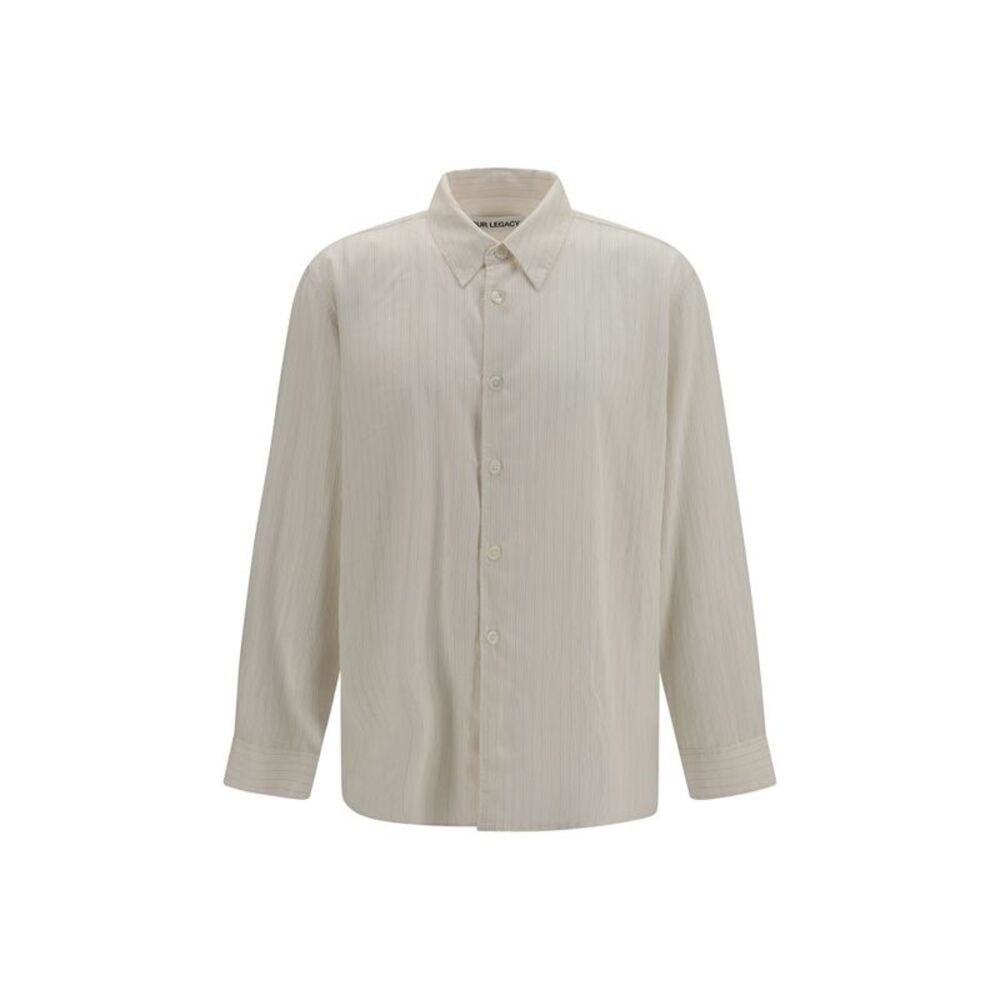 Our Legacy Beige Lyocell Dress Men's Shirt